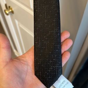 Armani Exchange Black Skinny Tie. New With Tags.